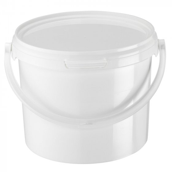 Bucket 2.5L white-lid 