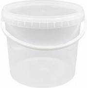[701079] Bucket 3L natural lid 