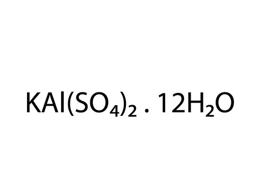 Alum crystals (Potassium aluminum sulfate) 
